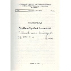 Népi beszélgetések szatmárból (Dedikált)
