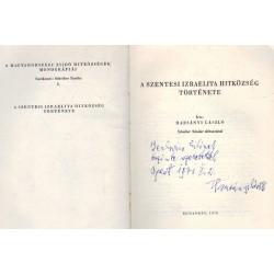 A szentesi izraelita hitközösség története (dedikált)