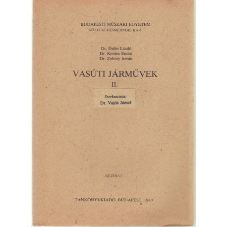 Vasúti járművek II.