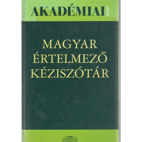 Magyar értelmező kéziszótár