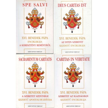 XVI. Benedek pápa enciklikája 4 db