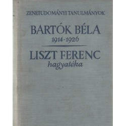 Bartók Béla (1914-1926), Liszt Ferenc hagyatéka
