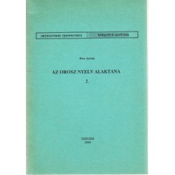 Az orosz nyelv alaktana 2.