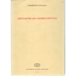 Árpád-kori kis személynévtár