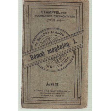 Római magánjog I.
