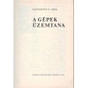 A gépek üzemtana