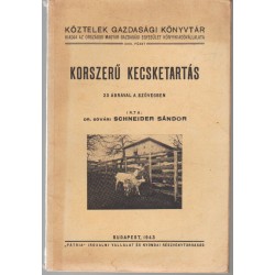 Korszerű kecsketartás