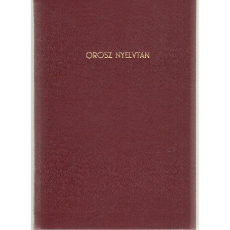 Orosz nyelvtan
