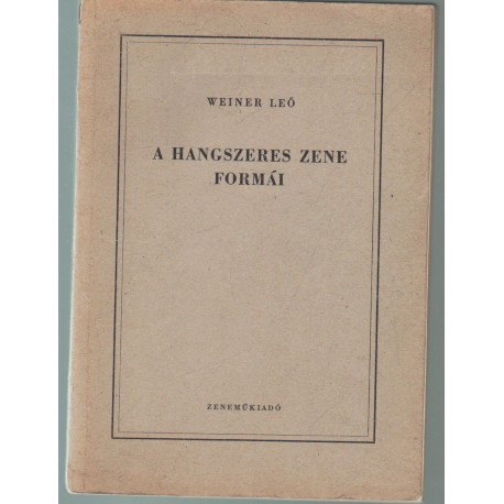 A hangszeres zene formái