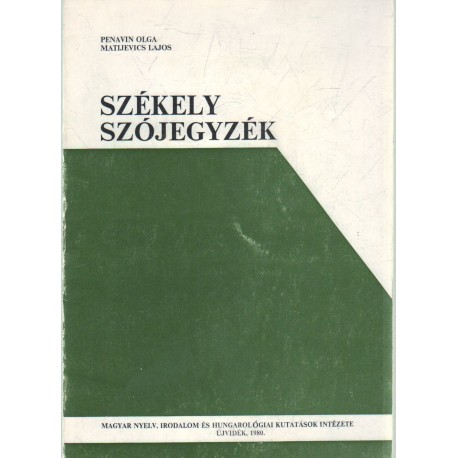 Székely szójegyzék