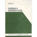 Székely szójegyzék