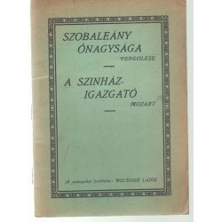 Szobaleány őnagysága - A szinházigaztagó