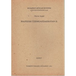 Hajózási üzemgazdságtan II.