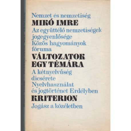 Változatok egy témára