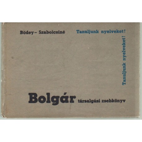Bolgár társalgási zsebkönyv