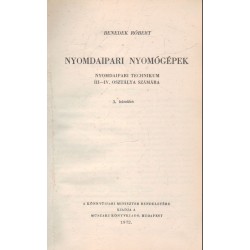 Nyomdaipari nyomógépek