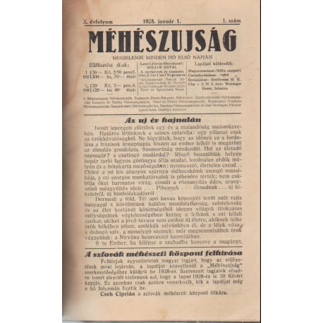 Méhészújság (1927. 2. sz-tól 1929. 12. sz-ig)