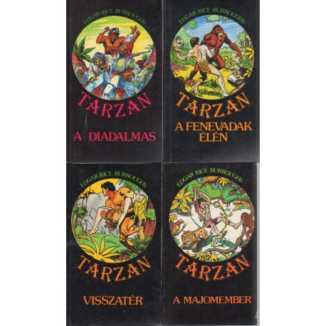 Tarzan könyvek (17 db.)