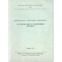 Az Ungvári járás 14 településének helynevei