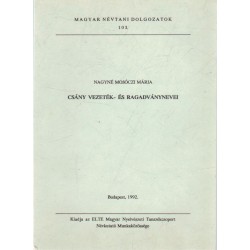 Csány vezeték- és ragadványnevei