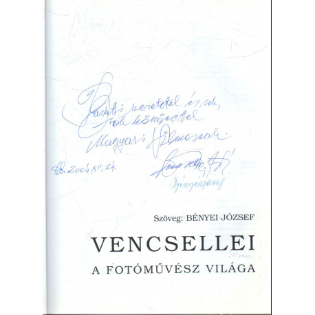 Vencsellei (Dedikált!)