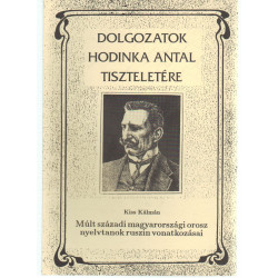 Dolgozatok Hodinka Antal tiszteletére
