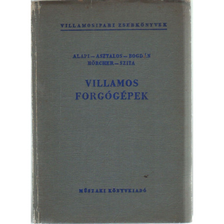 Villamos forgógépek 1960