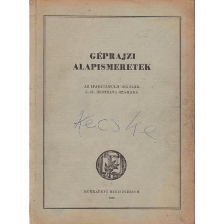 Géprajzi alapismeretek