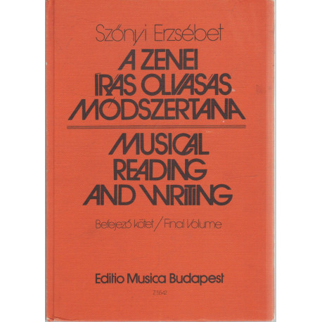 A zenei írás olvasás módszertana
