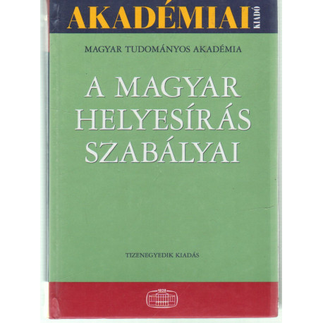 A magyar helyesírás szabályai