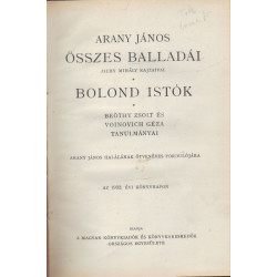 Arany János összes balladái- Bolond istók