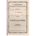 A hódmezővásárhelyi Református Egyház adókönyvecskéje