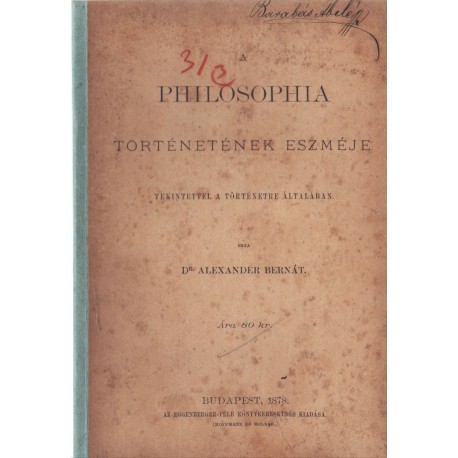 A philisophia történetének eszméje