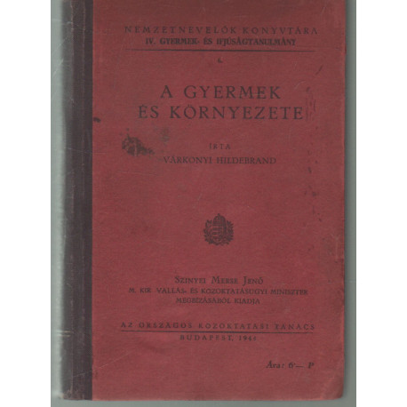 A gyermek és környezete