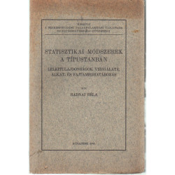 Statisztikai módszerek a típustanban