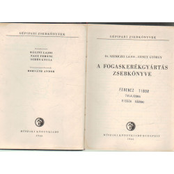 A fogaskerékgyártás zsebkönyve