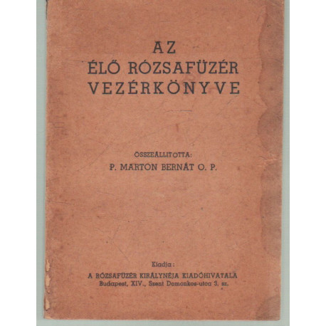 Az élő rózsafüzér vezérkönyve