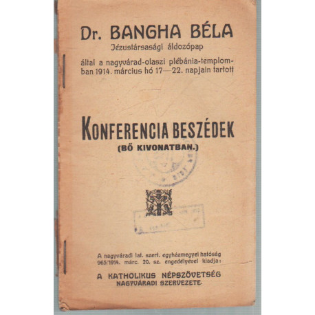 Konferencia beszédek